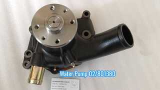 Pompa acqua 02/801380 per JS110 JS130 JZ140 JS145W JS160 4BG1