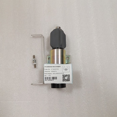 3864274 24V Fuel Shutdown Stop Solenoid Valve 1751-2467U1B1S5A For E320