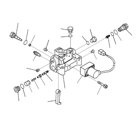 Pilot Valve 702-21-57700 7022157700 702-21-55800 7022155800 For PC600 PC650