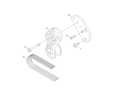 3937553 3936213 3936202 Belt Tensioner for R140LC-9S R220LC-9S