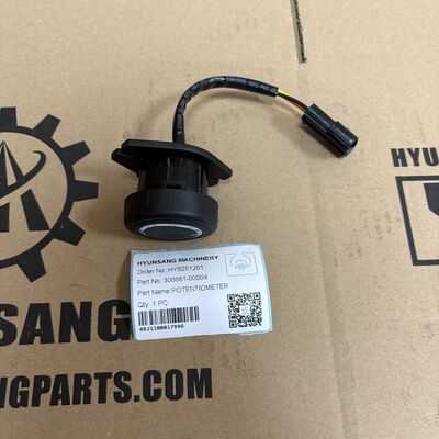 Excavator Throttle Knob 300661-00004 30066100004 For  Doosan DH130-5 DH220-5 DH150-7 DH215-7 DH220-7 DH225-7 DH300-7 DH370-7 DH420-7 DH150-9 DH225-9