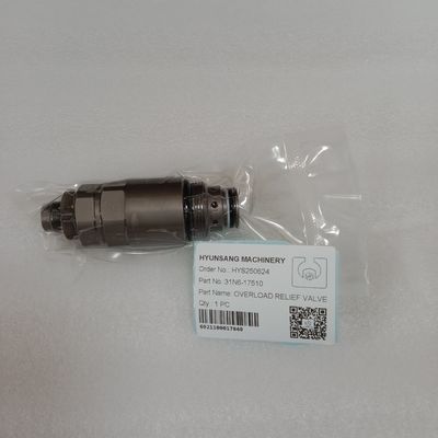 Hyunsang Excavator Parts Overlord Relief Valve 31N6-17510 per gli scavatori Hyundai R210LC-7 R220-7