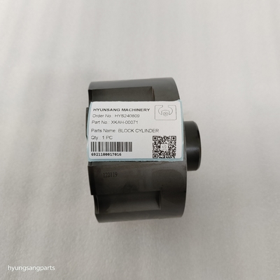 Hyunsang Excavator Parts Cylinder Block XKAH-00071 For R140LC-7, R210LC7, R210NLC7