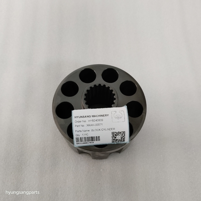 Hyunsang Excavator Parts Cylinder Block XKAH-00071 For R140LC-7, R210LC7, R210NLC7
