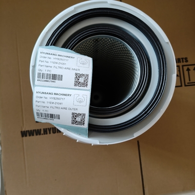 Excavator Parts FILTER 11EM-21041 11EM-21051 For 100D-7, 110D-7E, 110DE, HL730-7