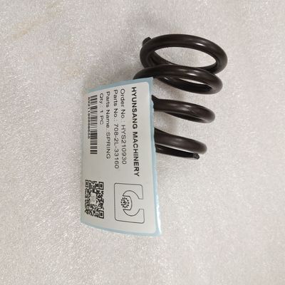 Spring 708-2L-33160  Excavator Parts 708-23-14940 206-30-22140 20Y-30-42130 For PC240